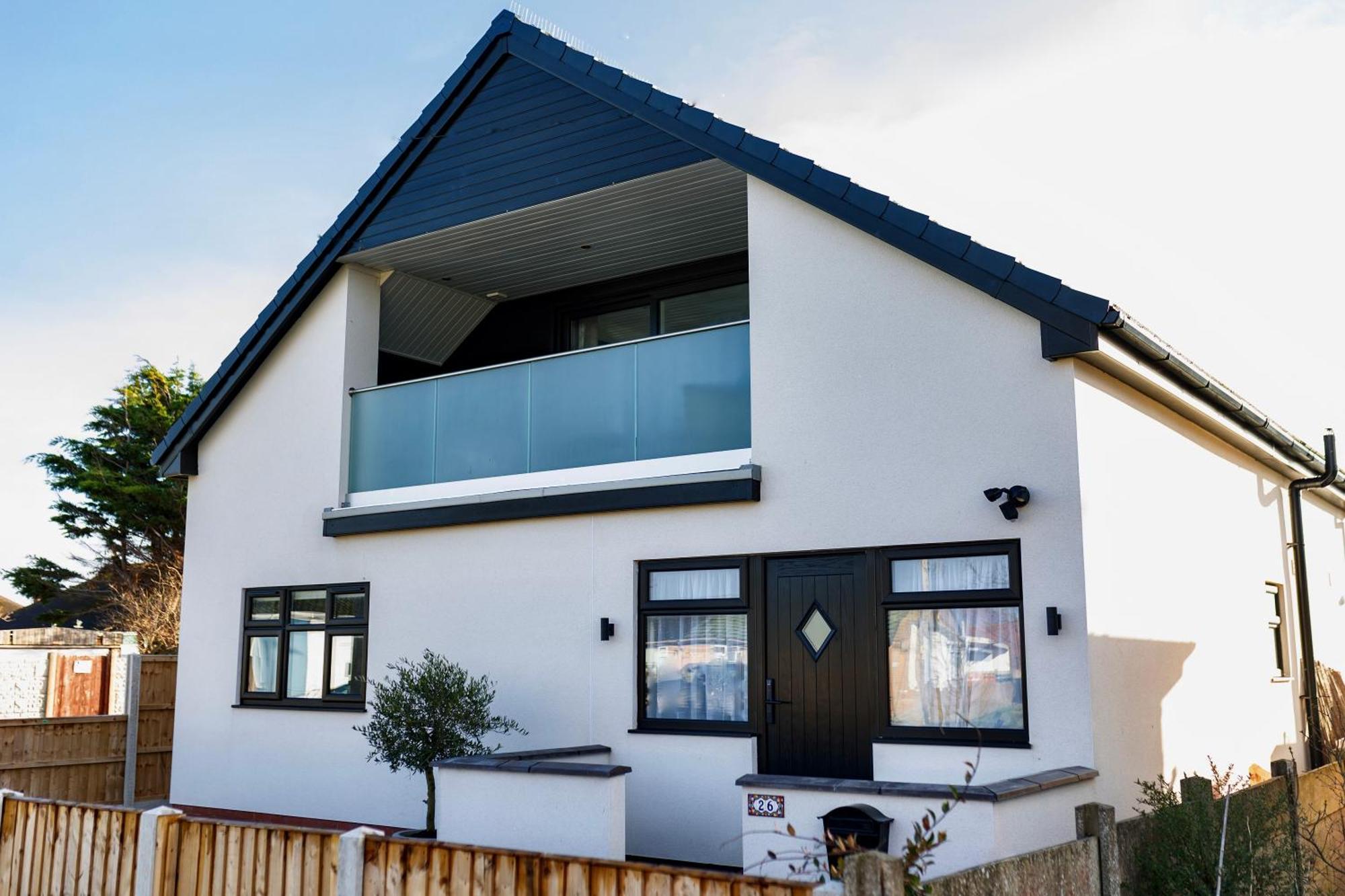 The Beach House With Balcony North Wales Kinmel Bay Exterior foto